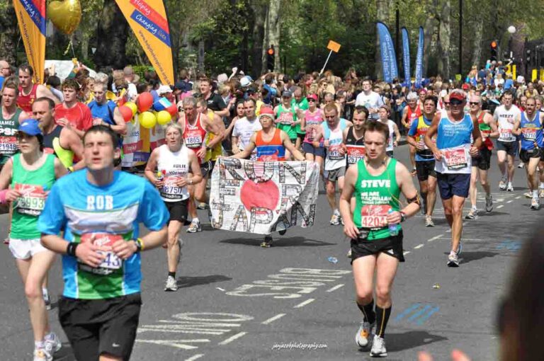 Runners of London Marathon 2011
