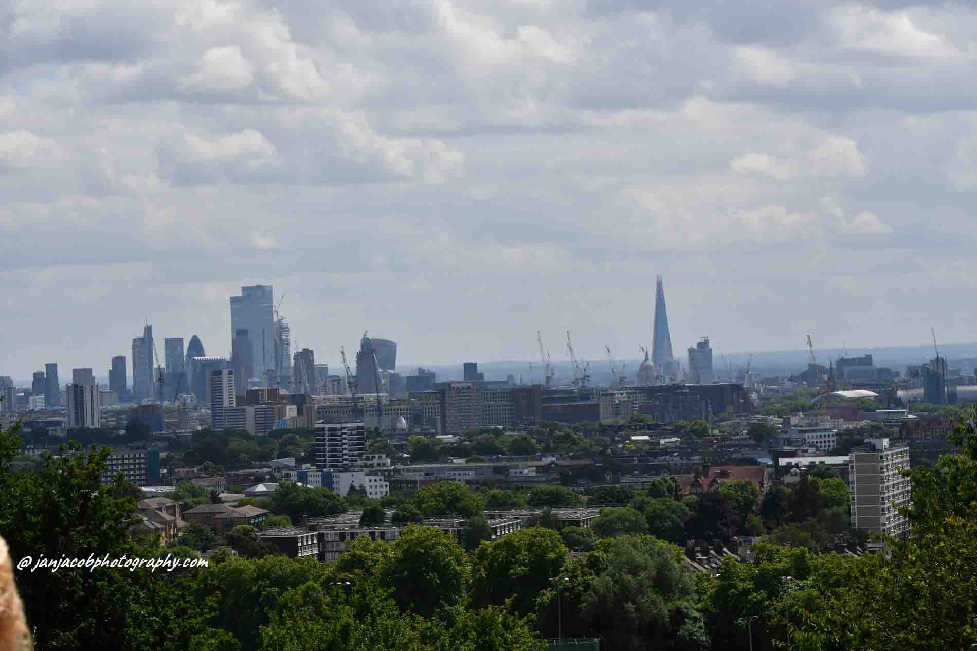 London Events in the Past and Now 8 London View from Primrose Hill