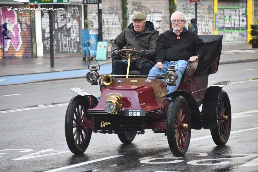 London to Brighton Old Car Run on Kennington Park Road