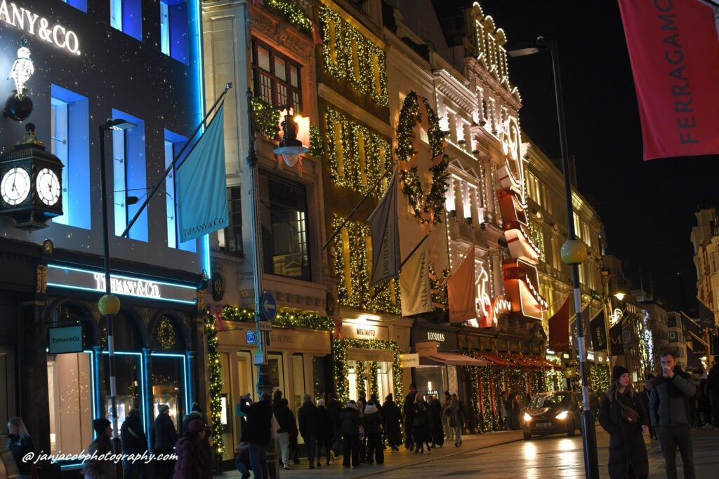 Old Bond Street By Night