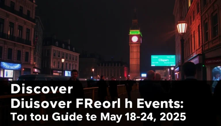 DISCOVER FREE LONDON EVENTS: YOUR GUIDE TO MAY 18-24, 2026