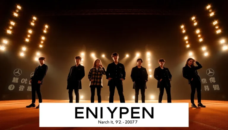 K-POP GIANTS ENHYPEN TO STORM GREENWICH'S THE O2 IN MARCH 2027