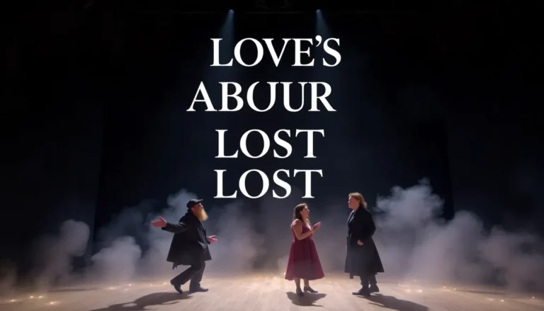 LOVE'S LABOUR'S LOST CAST ANNOUNCED AT SHAKESPEARE'S GLOBE