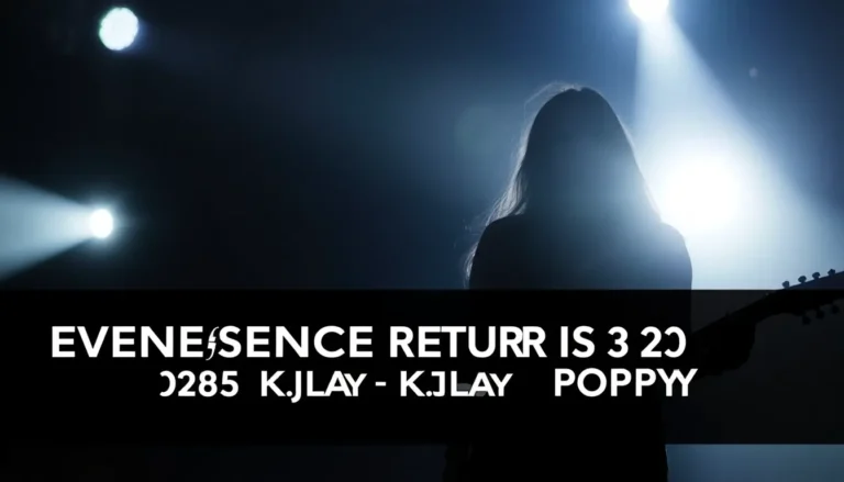 EVANESCENCE RETURNS TO THE O2 IN 2026 WITH K.FLAY AND POPPY