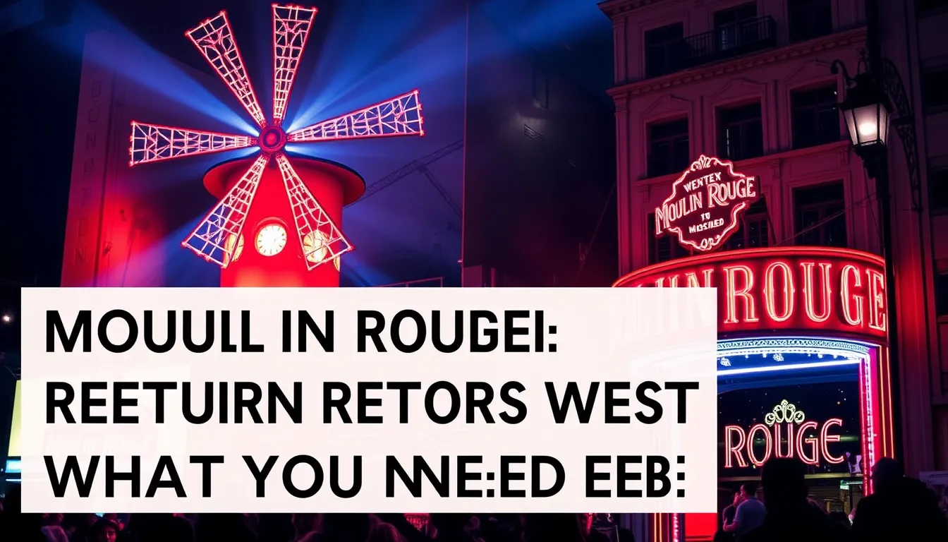 MOULIN ROUGE! THE MUSICAL RETURNS TO WEST END: WHAT YOU NEED TO KNOW