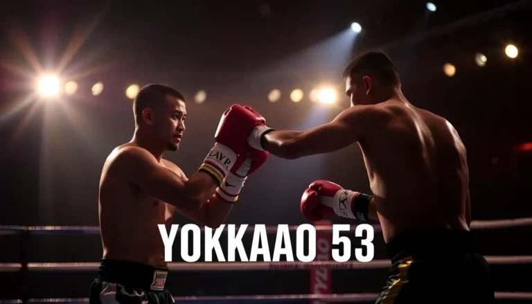 YOKKAO 53 MUAY THAI FIGHT NIGHT RETURNS TO THE O2 THIS OCTOBER