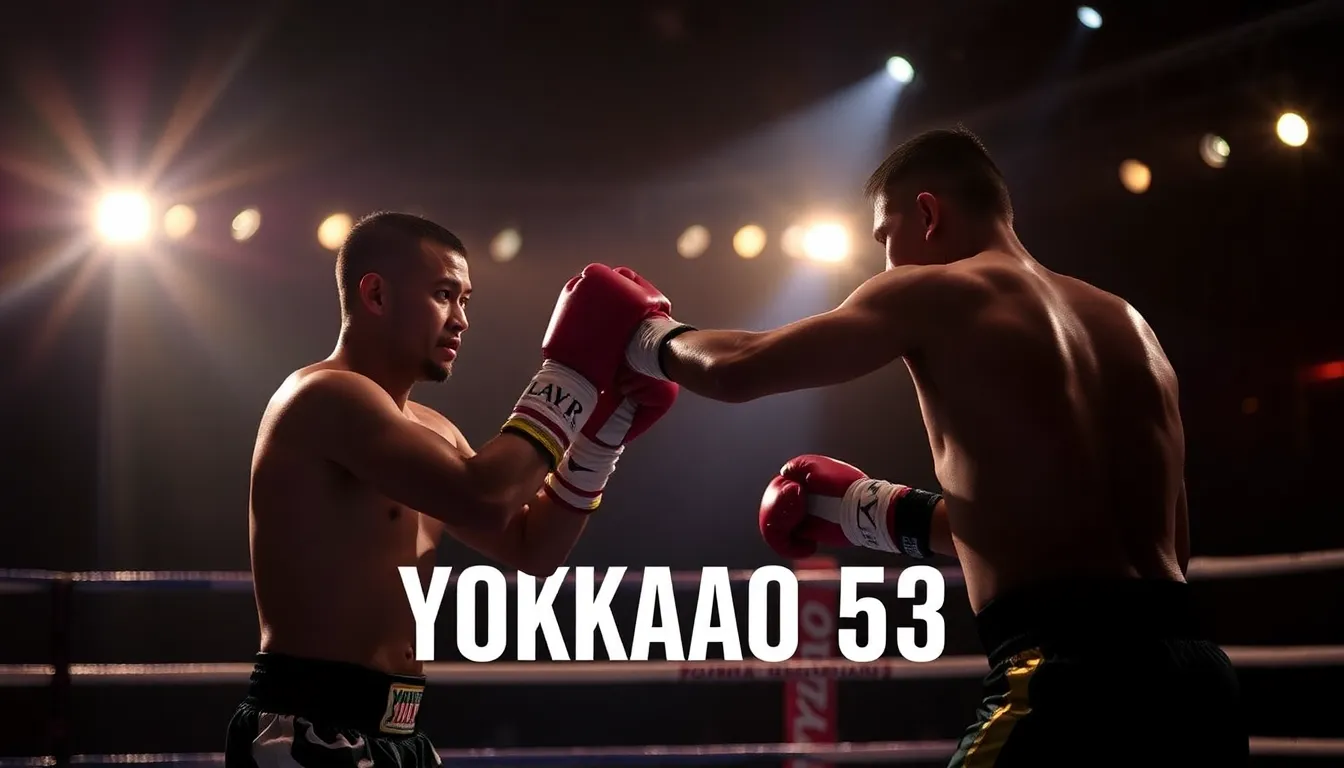 YOKKAO 53 MUAY THAI FIGHT NIGHT RETURNS TO THE O2 THIS OCTOBER