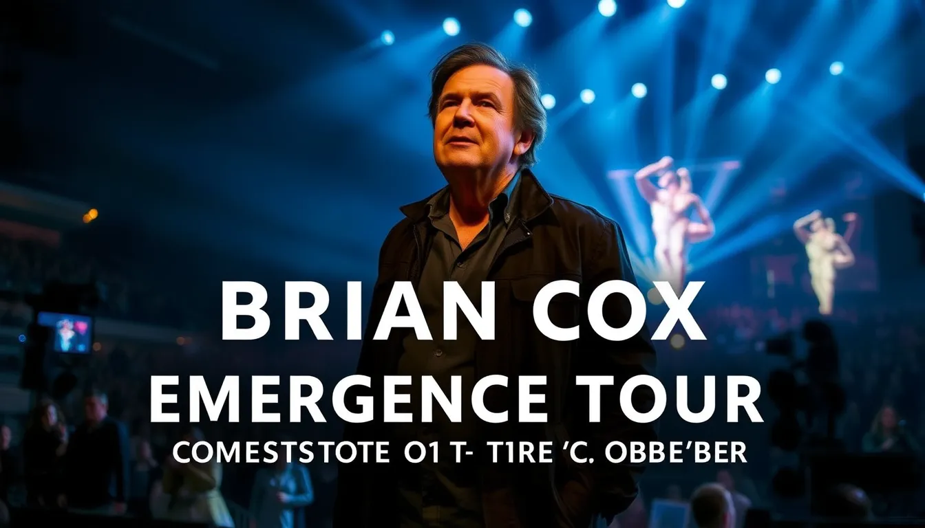 BRIAN COX'S EMERGENCE TOUR COMES TO THE O2 THIS OCTOBER