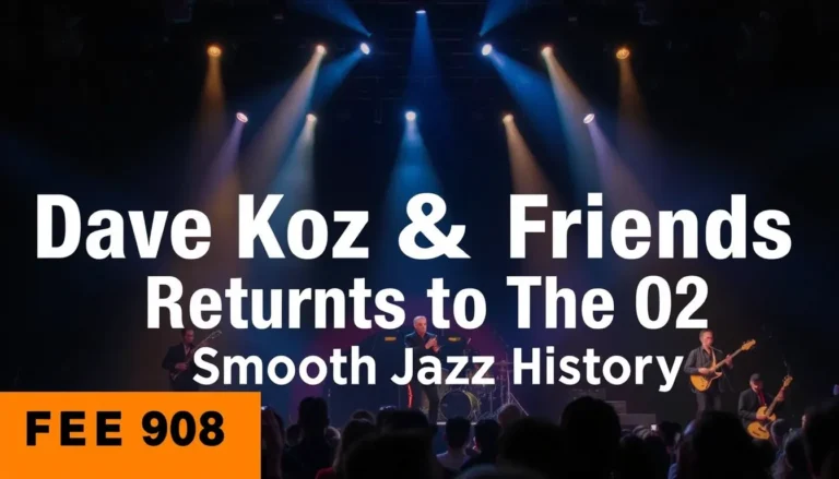 DAVE KOZ & FRIENDS RETURNS TO THE O2: SMOOTH JAZZ HISTORY