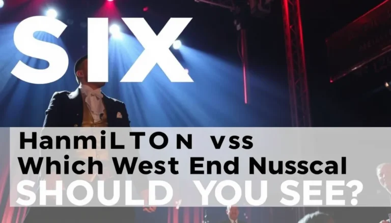 HAMILTON VS SIX: WHICH WEST END MUSICAL SHOULD YOU SEE?