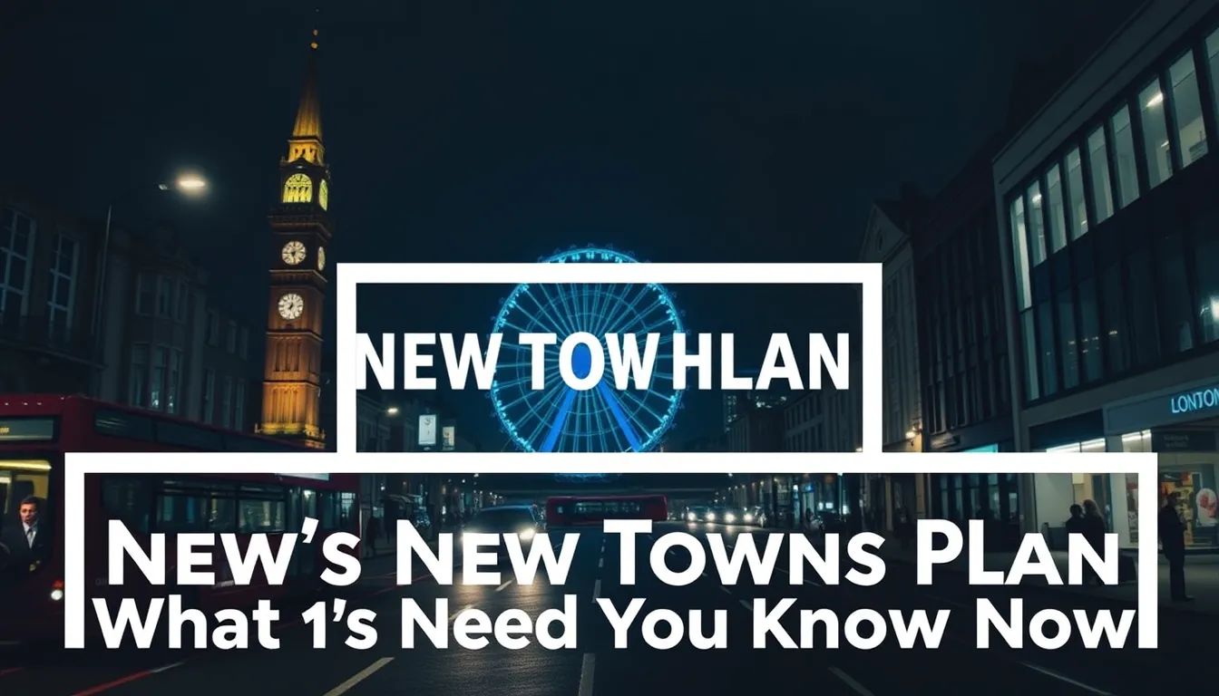 LONDON'S NEW TOWNS PLAN: WHAT YOU NEED TO KNOW NOW