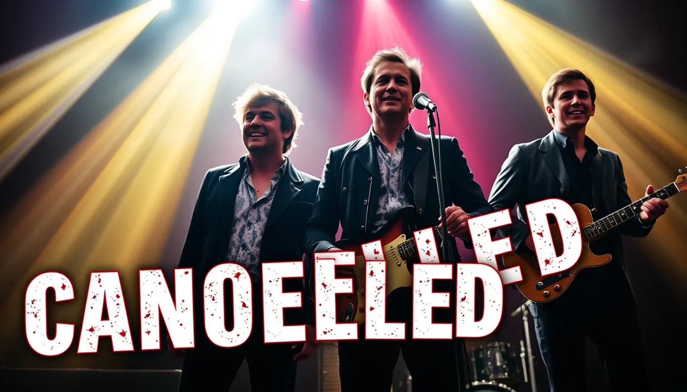 THE VINTAGE BOYS ROCK 'N' ROLL SHOW AT THE O2 CANCELLED