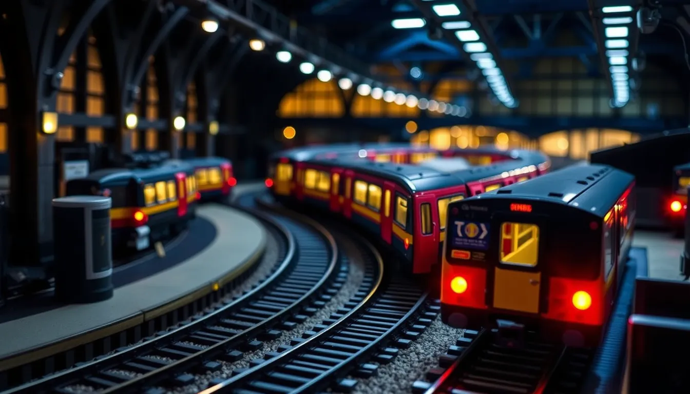 TINY TUBE TRAINS COME ALIVE AT KING'S CROSS MODEL EXHIBITION