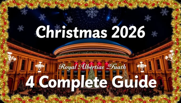 CHRISTMAS 2026 AT ROYAL ALBERT HALL: YOUR COMPLETE GUIDE