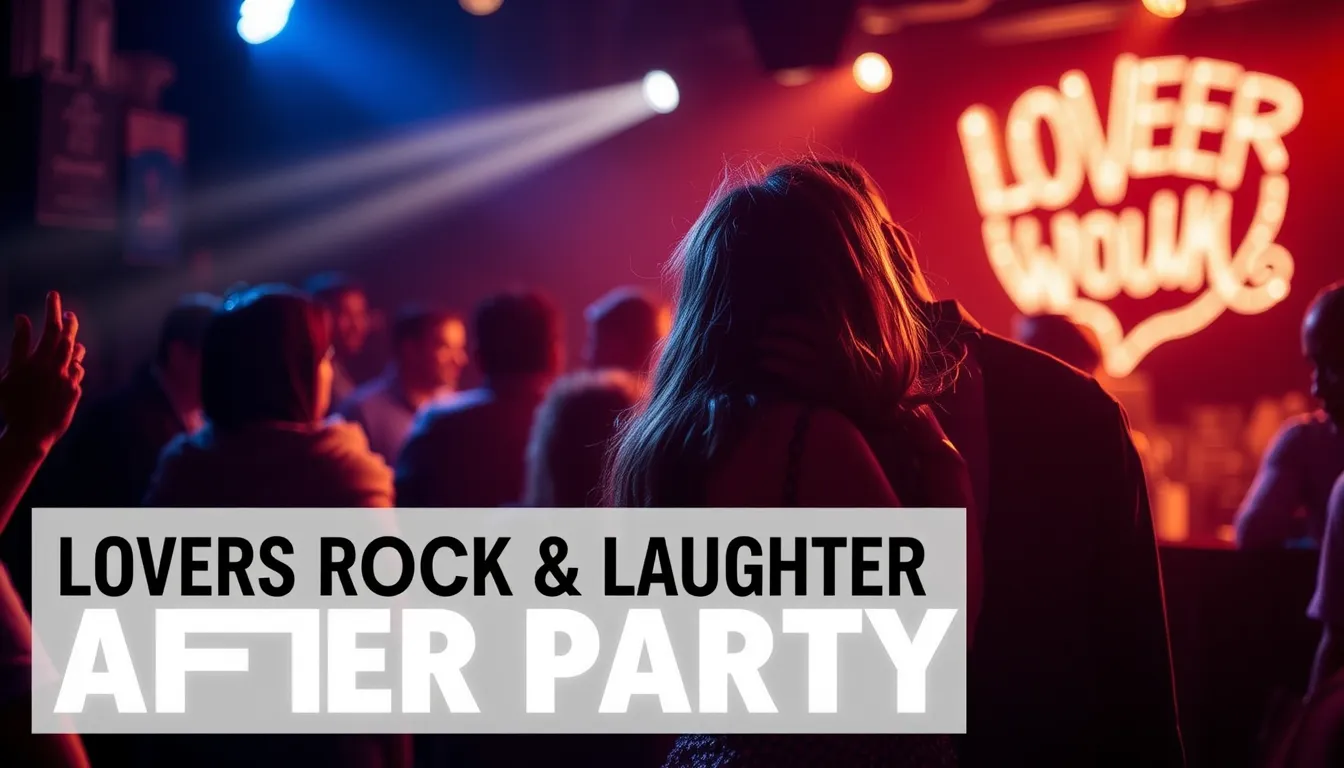 LOVERS ROCK & LAUGHTER AFTER-PARTY AT THE O2 THIS FEBRUARY