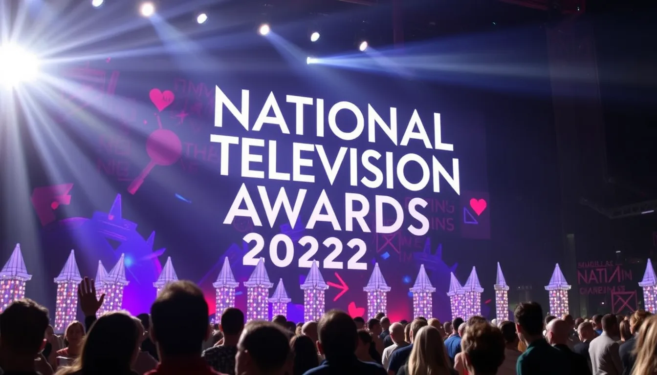 NATIONAL TELEVISION AWARDS 2027 RETURNS TO THE O2 ARENA