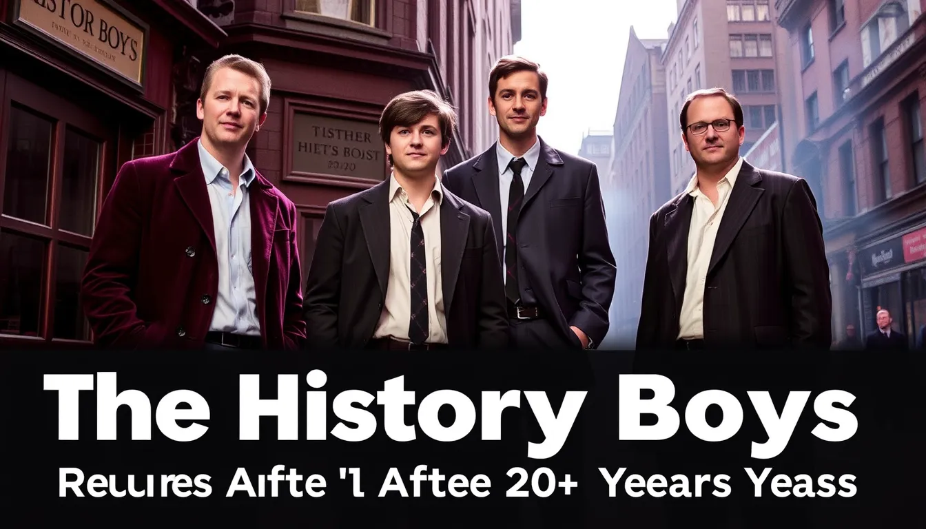 THE HISTORY BOYS RETURNS TO WEST END AFTER 20 YEARS